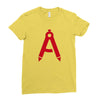 alphabet Ladies Fitted T-Shirt