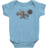 overwatch reinhardt cute Baby Onesie