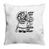 pizza my mind Throw Pillow