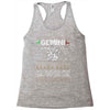 santa gemini christmas ugly t shirts Racerback Tank