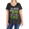 halloween nurses Ladies Curvy T-Shirt