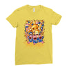 pigs Ladies Fitted T-Shirt