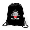 [granma name]proud grandma graduate 2018. Drawstring Bags
