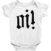 oi punk rock top long sleeve Baby Onesie