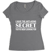 antiaging secret Women's Triblend Scoop T-shirt