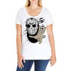 hockey mask halloween Ladies Curvy T-Shirt