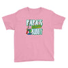 papa's little fishin buddy Youth Tee
