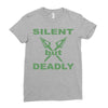 silent but deadly Ladies Fitted T-Shirt