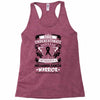 Never Underestimate the Strength of a Melanoma Cancer Warrior Racerback Tank