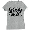 stressed out Ladies Fitted T-Shirt