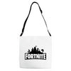 fortnite logo black Adjustable Strap Totes