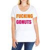 fucking gonuts Ladies Curvy T-Shirt
