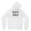 suits suck! t shirt t funny comedy on tv large Unisex Hoodie