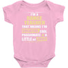 i'm a dance teacher, that means i'm creative cool passionate &amp; a littl Baby Bodysuit