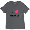 i love robots V-Neck Tee