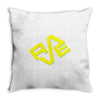 rave Throw Pillow