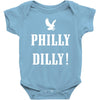 philly dilly Baby Onesie