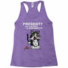 anxious cat Racerback Tank