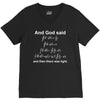 Maxwell EMR...And God Said V-Neck Tee