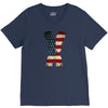 jake paul x american flag V-Neck Tee