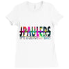 jake paulers colorful Ladies Fitted T-Shirt