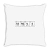 periodic table genius Throw Pillow