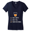 room for vodka Women's V-Neck T-Shirt