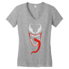 monster face Women's V-Neck T-Shirt