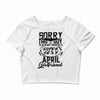 This Guy Is Taken By A Super Sexy April Girlfriend Crop Top
