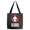 no humans allowed district 9 Tote Bags