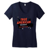 true american Women's V-Neck T-Shirt