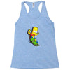 skater bart Racerback Tank