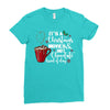 it's a christmas movies and hot chocolate kind of day Ladies Fitted T-Shirt
