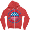 usa fourth of july Zipper Hoodie
