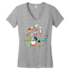 alpha battle Women's V-Neck T-Shirt