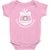 cia badge cider imbibing anarchist with badge Baby Onesie