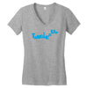 bob dylan homage Women's V-Neck T-Shirt