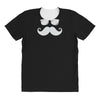 hipster glasses and moustache All Over Women's T-shirt