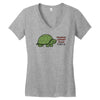 normal ass turtle Women's V-Neck T-Shirt