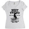 Best Friend Great Dane Women's Triblend Scoop T-shirt