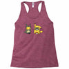 totoro &amp; pikachu onesie Racerback Tank