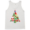 christmas tree made of bells stocking santa Tank Top