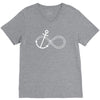 infinity knot anchor rope V-Neck Tee