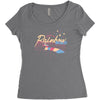 rainbow road Women's Triblend Scoop T-shirt