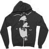 airbrushed stencil Zipper Hoodie