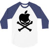 apple skull 3/4 Sleeve Shirt