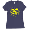 zelda link hylian shield triforce splat Ladies Fitted T-Shirt