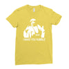 iron sheik wrestling iran funny Ladies Fitted T-Shirt