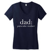 dad pancake maker Women's V-Neck T-Shirt