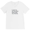 hoodrat stuff with my friends V-Neck Tee